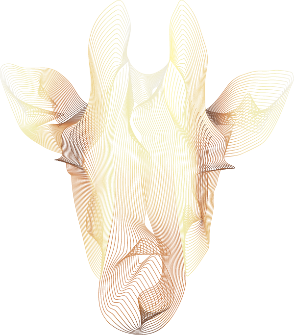 head giraffe logo